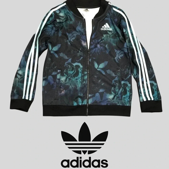 Girls Adidas track jacket - Picture 1 of 3